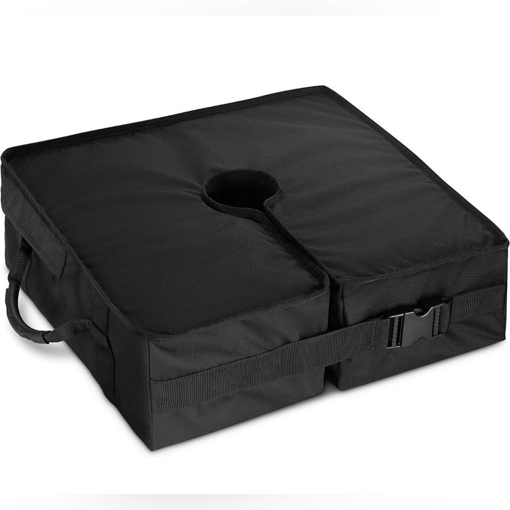 Square Umbrella Base Weight Bag 18” Fits Any Offset, Any Outdoor Umbrella Stand